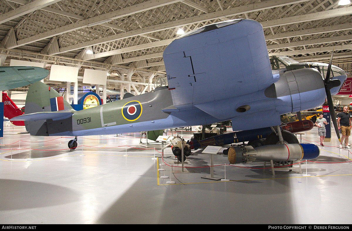 Aircraft Photo of DD931 | Bristol Beaufort VIII | UK - Air Force | AirHistory.net #713077