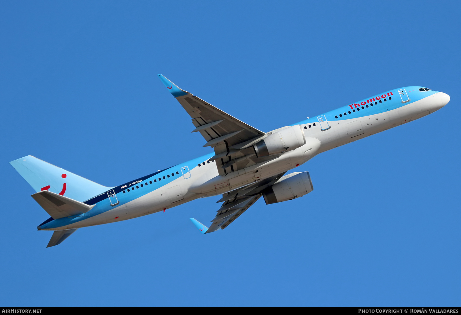 Aircraft Photo of G-OOBD | Boeing 757-28A | Thomson Airways | AirHistory.net #713080