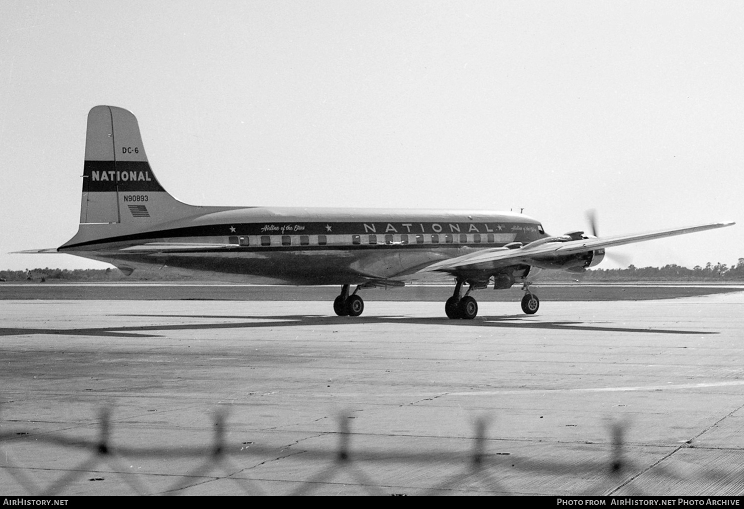 Aircraft Photo of N90893 | Douglas DC-6 | National Airlines | AirHistory.net #713091
