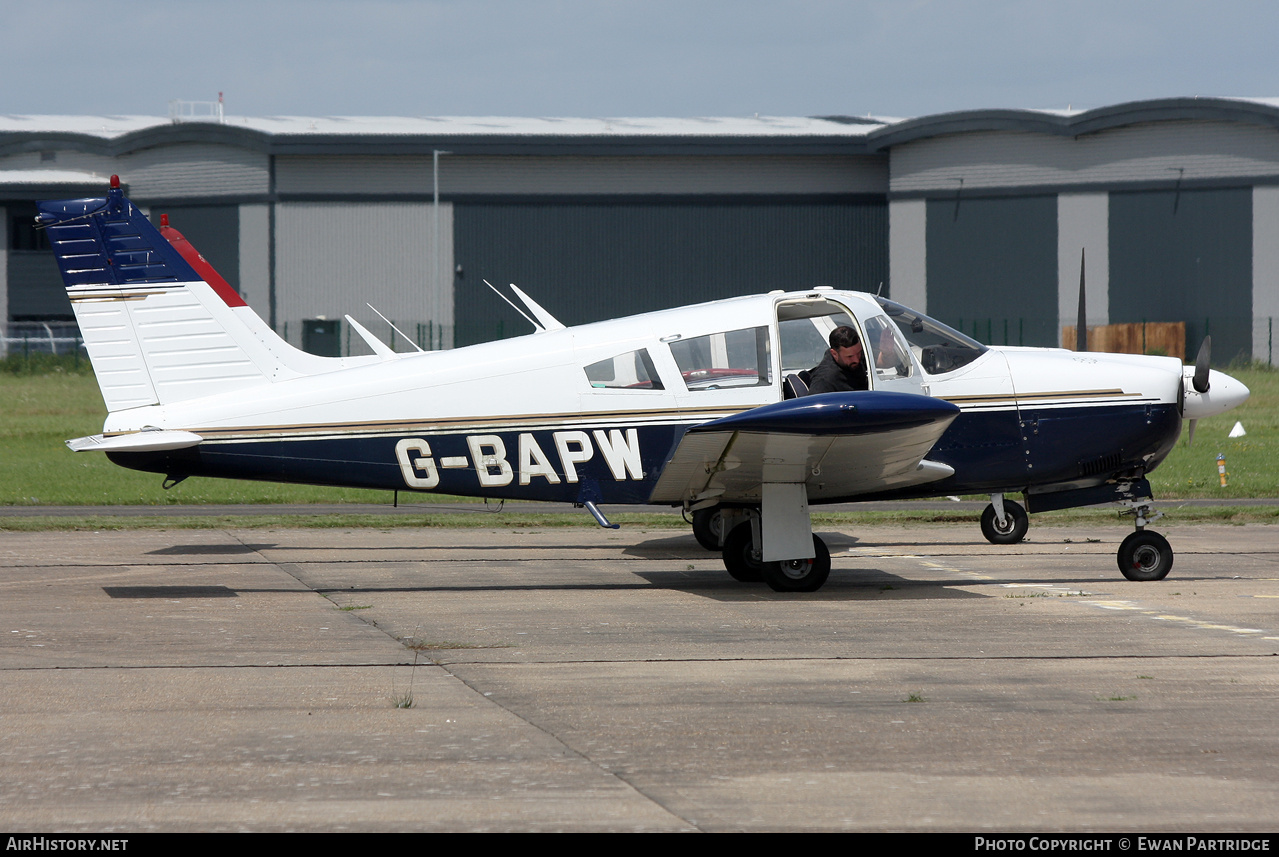 Aircraft Photo of G-BAPW | Piper PA-28R-180 Cherokee Arrow | AirHistory.net #713097
