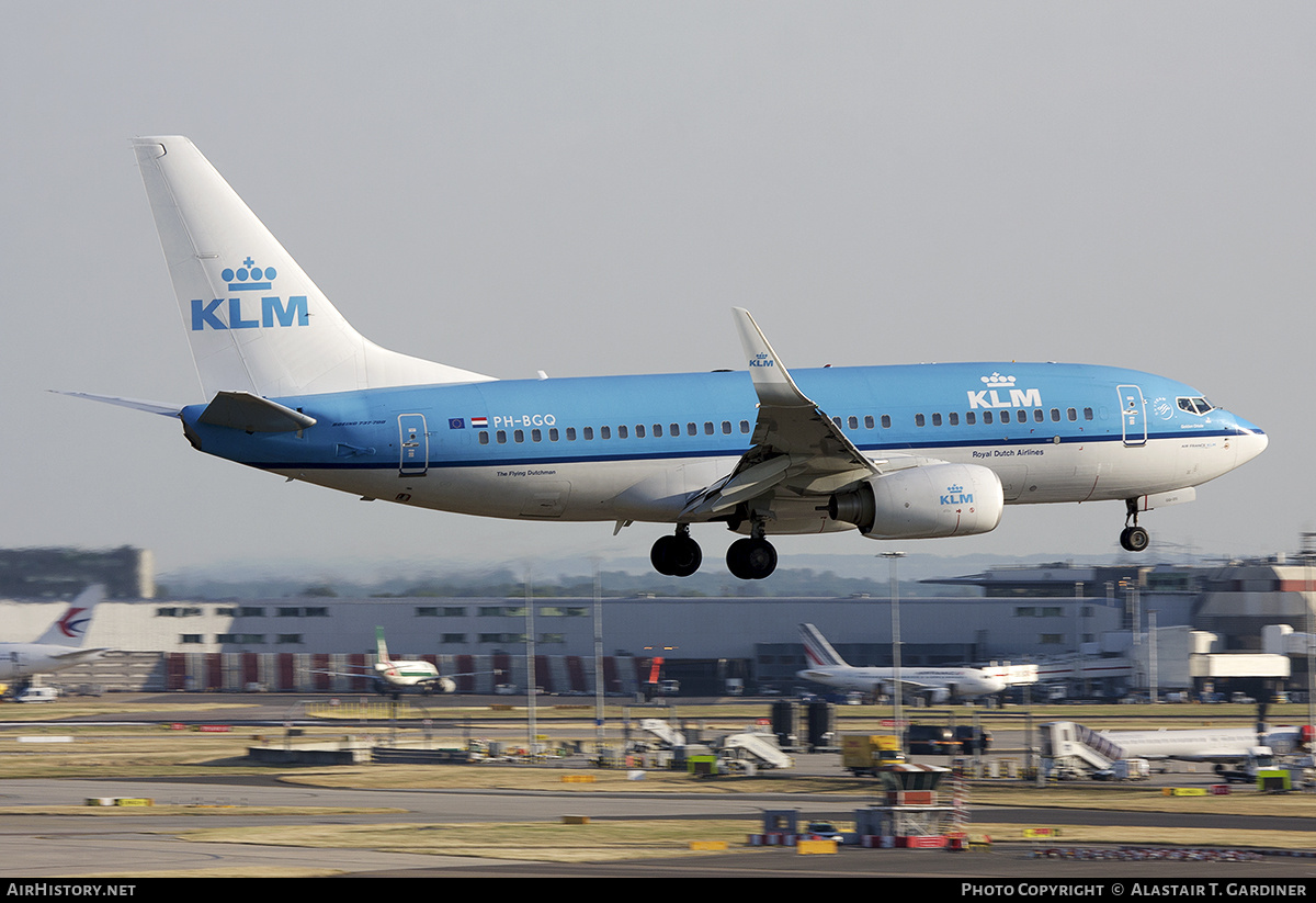 Aircraft Photo of PH-BGQ | Boeing 737-7K2 | KLM - Royal Dutch Airlines | AirHistory.net #713104