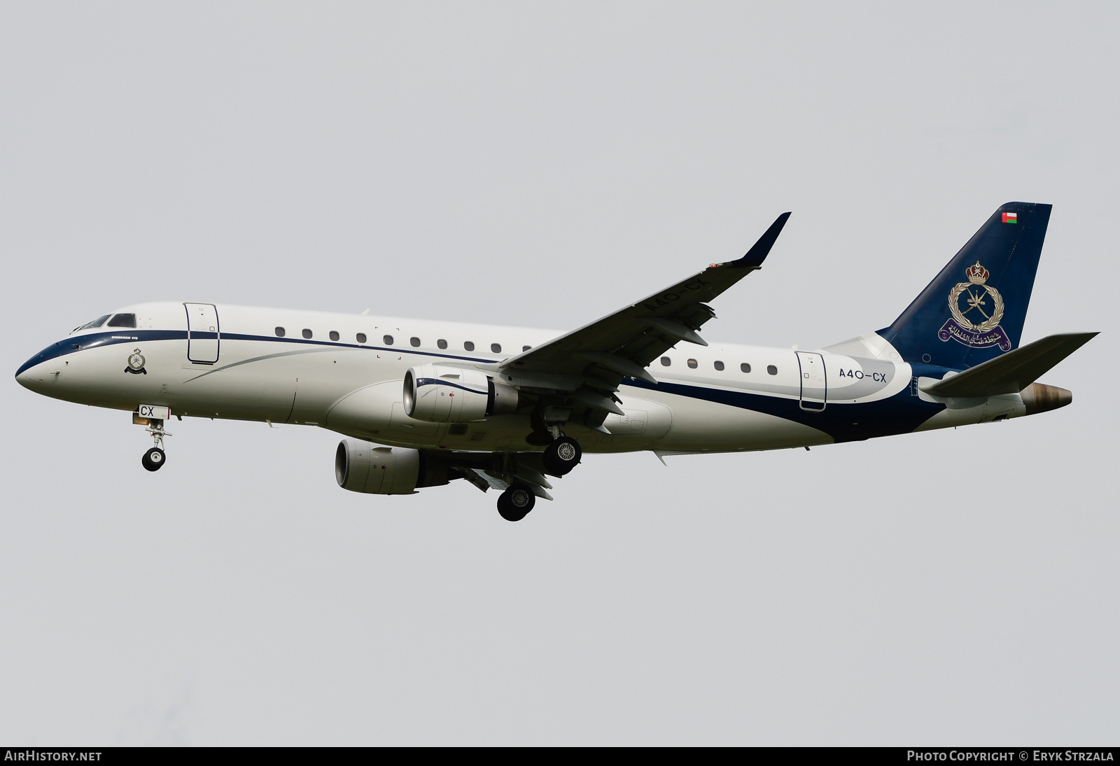 Aircraft Photo of A4O-CX | Embraer 175LR (ERJ-170-200LR) | Oman - Police | AirHistory.net #713123