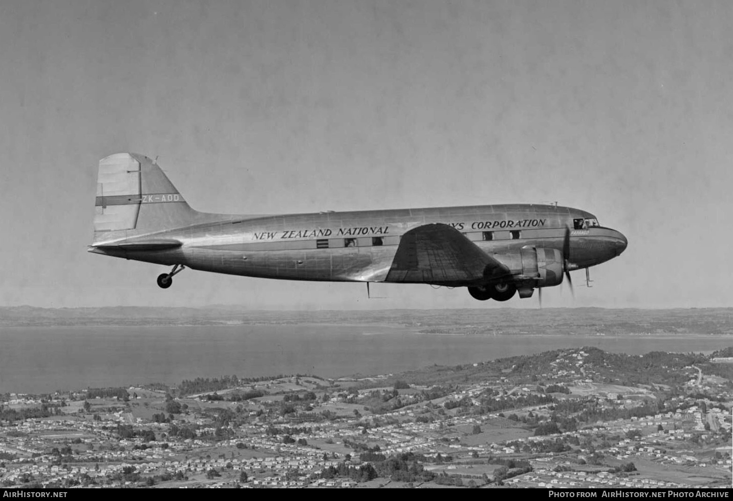 Aircraft Photo of ZK-AOD | Douglas C-47B Skytrain | New Zealand National Airways Corporation - NAC | AirHistory.net #713150