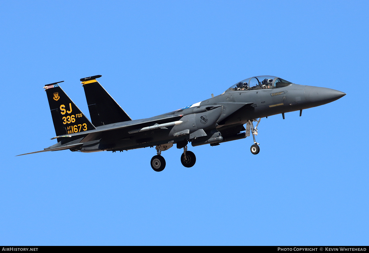 Aircraft Photo of 88-1673 / AF88-1673 | McDonnell Douglas F-15E Strike Eagle | USA - Air Force | AirHistory.net #713162
