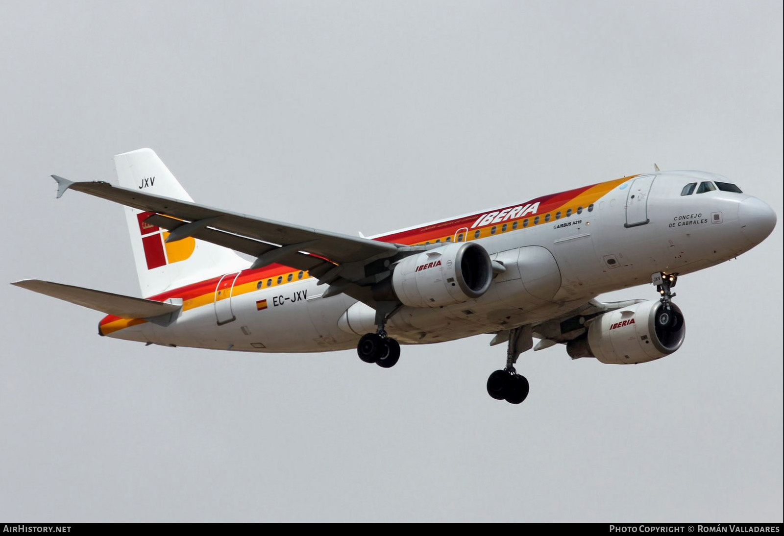 Aircraft Photo of EC-JXV | Airbus A319-111 | Iberia | AirHistory.net #713185