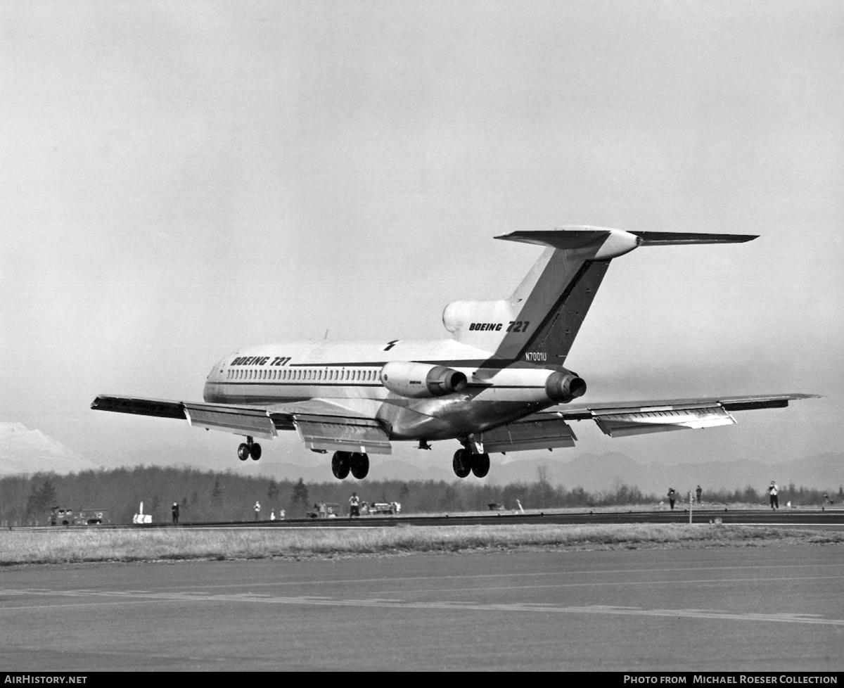 Aircraft Photo of N7001U | Boeing 727-22 | Boeing | AirHistory.net #713198