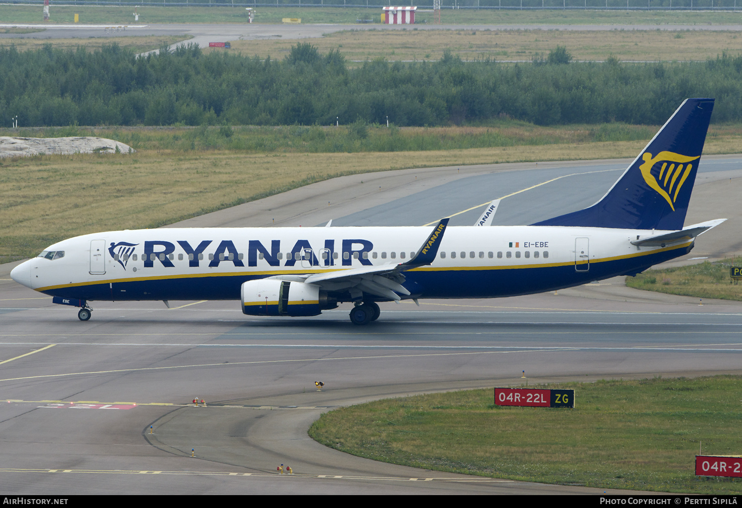 Aircraft Photo of EI-EBE | Boeing 737-8AS | Ryanair | AirHistory.net #713208