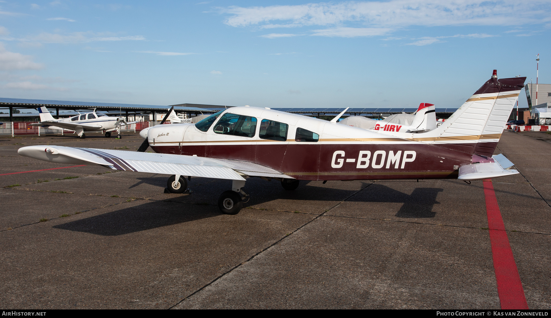 Aircraft Photo of G-BOMP | Piper PA-28-181 Cherokee Archer II | AirHistory.net #713282