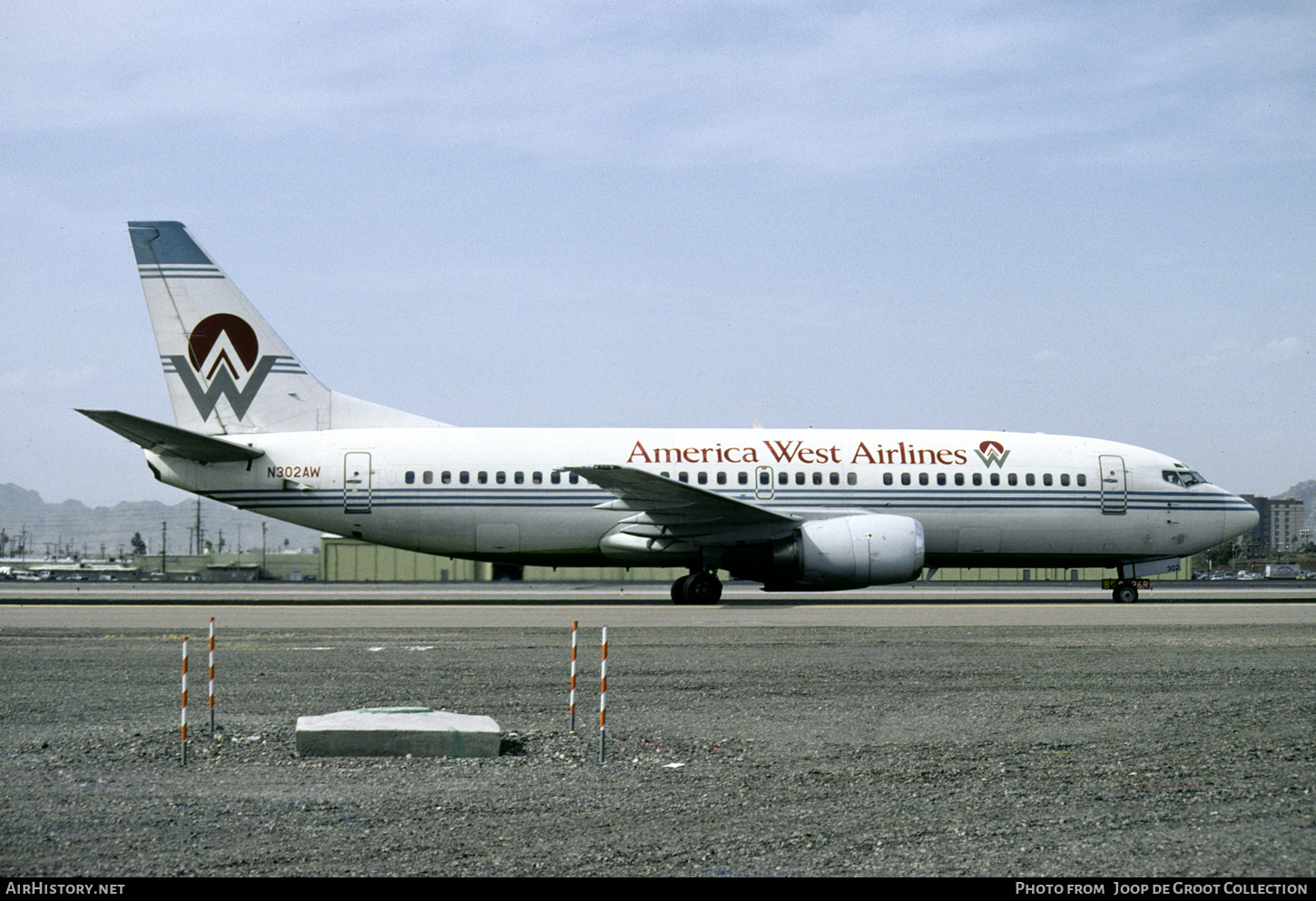Aircraft Photo of N302AW | Boeing 737-3G7 | America West Airlines | AirHistory.net #713295