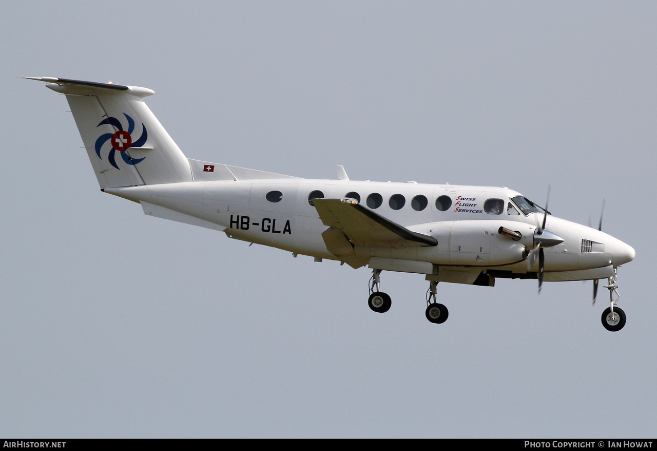 Aircraft Photo of HB-GLA | Beech B200 Super King Air | Swiss Flight Services | AirHistory.net #713329