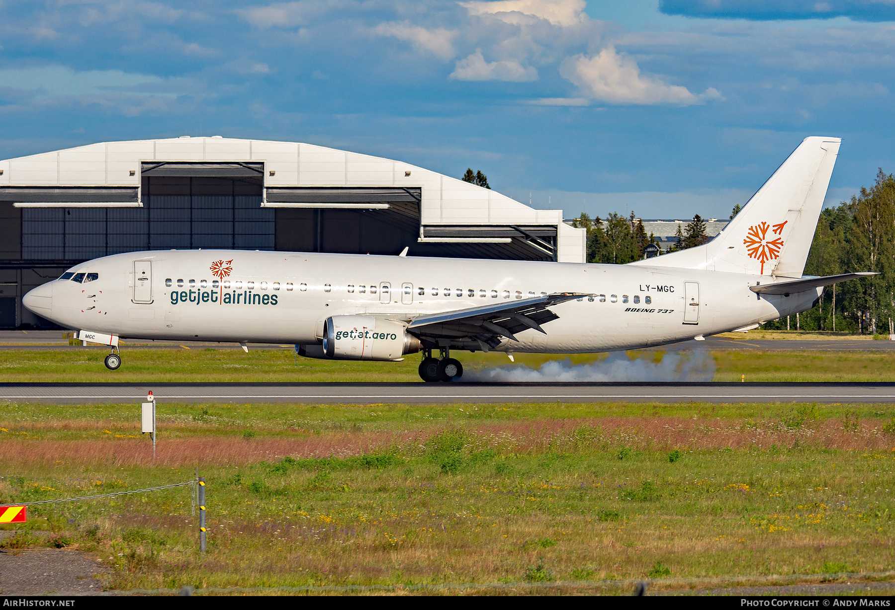 Aircraft Photo of LY-MGC | Boeing 737-4Y0 | GetJet Airlines | AirHistory.net #713333