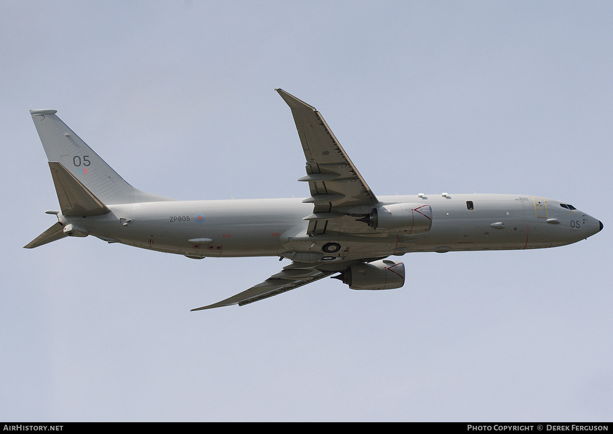 Aircraft Photo of ZP805 | Boeing P-8A Poseidon MRA1 | UK - Air Force | AirHistory.net #713335