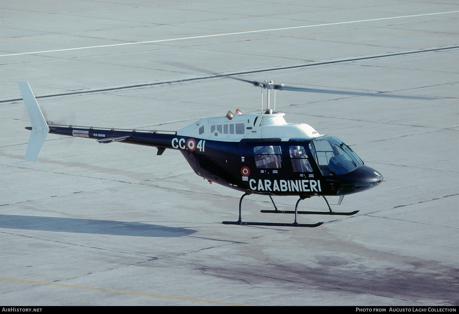 Aircraft Photo of MM80919 | Agusta AB-206A-1 JetRanger | Italy - Carabinieri | AirHistory.net #713388