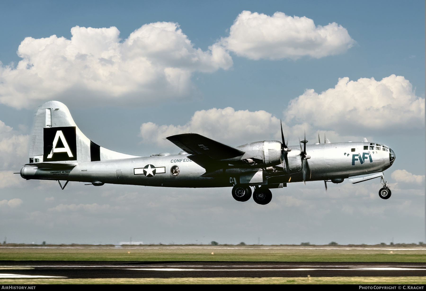 Aircraft Photo of N4249 | Boeing TB-29A Superfortress | Confederate Air Force | USA - Air Force | AirHistory.net #713412