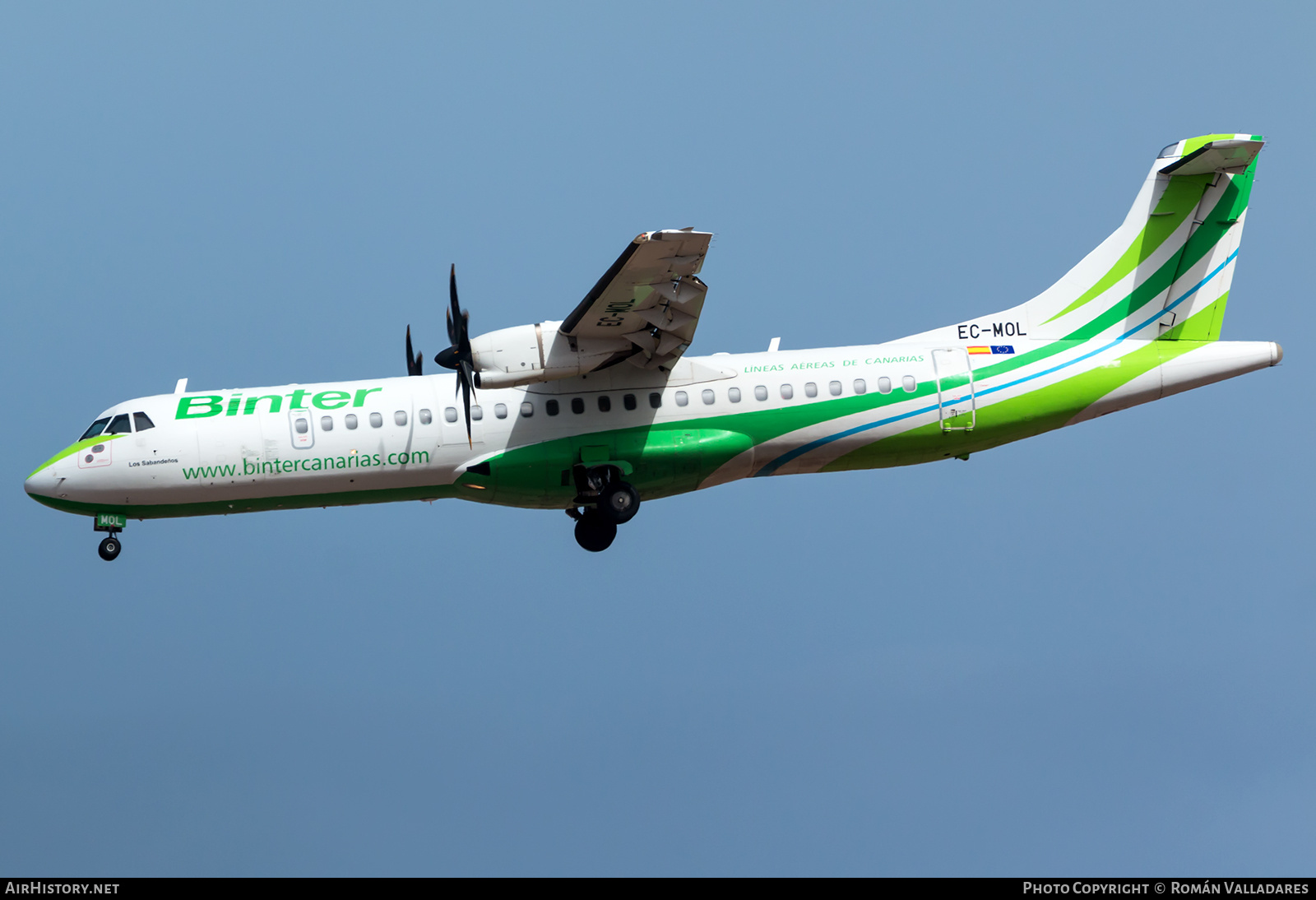 Aircraft Photo of EC-MOL | ATR ATR-72-600 (ATR-72-212A) | Binter Canarias | AirHistory.net #713449