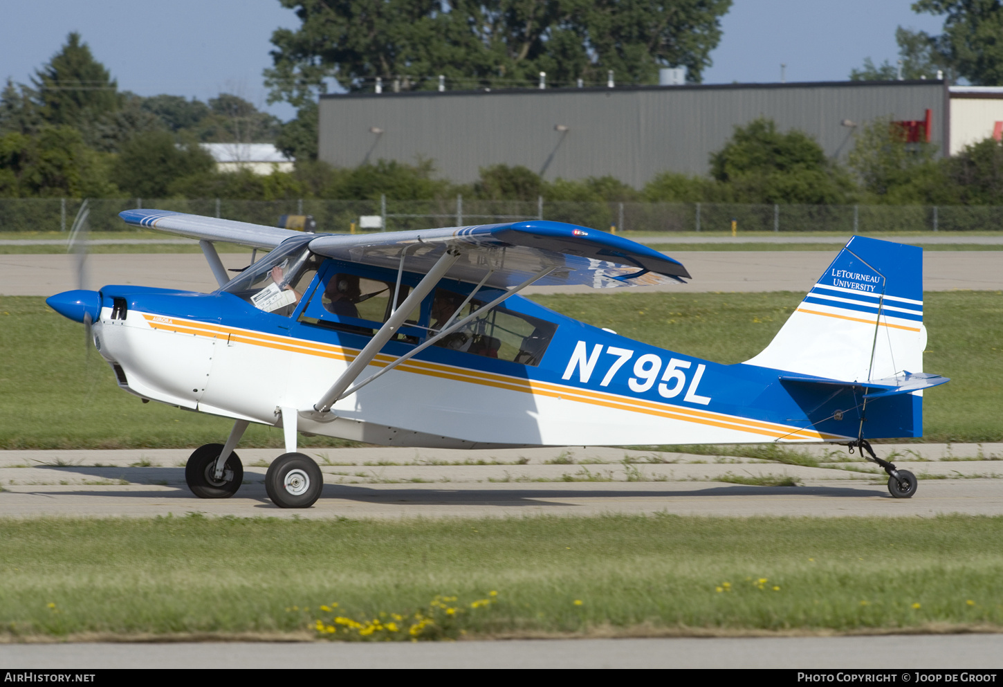 Aircraft Photo of N795L | American Champion 7ECA Citabria | LeTourneau University | AirHistory.net #713450