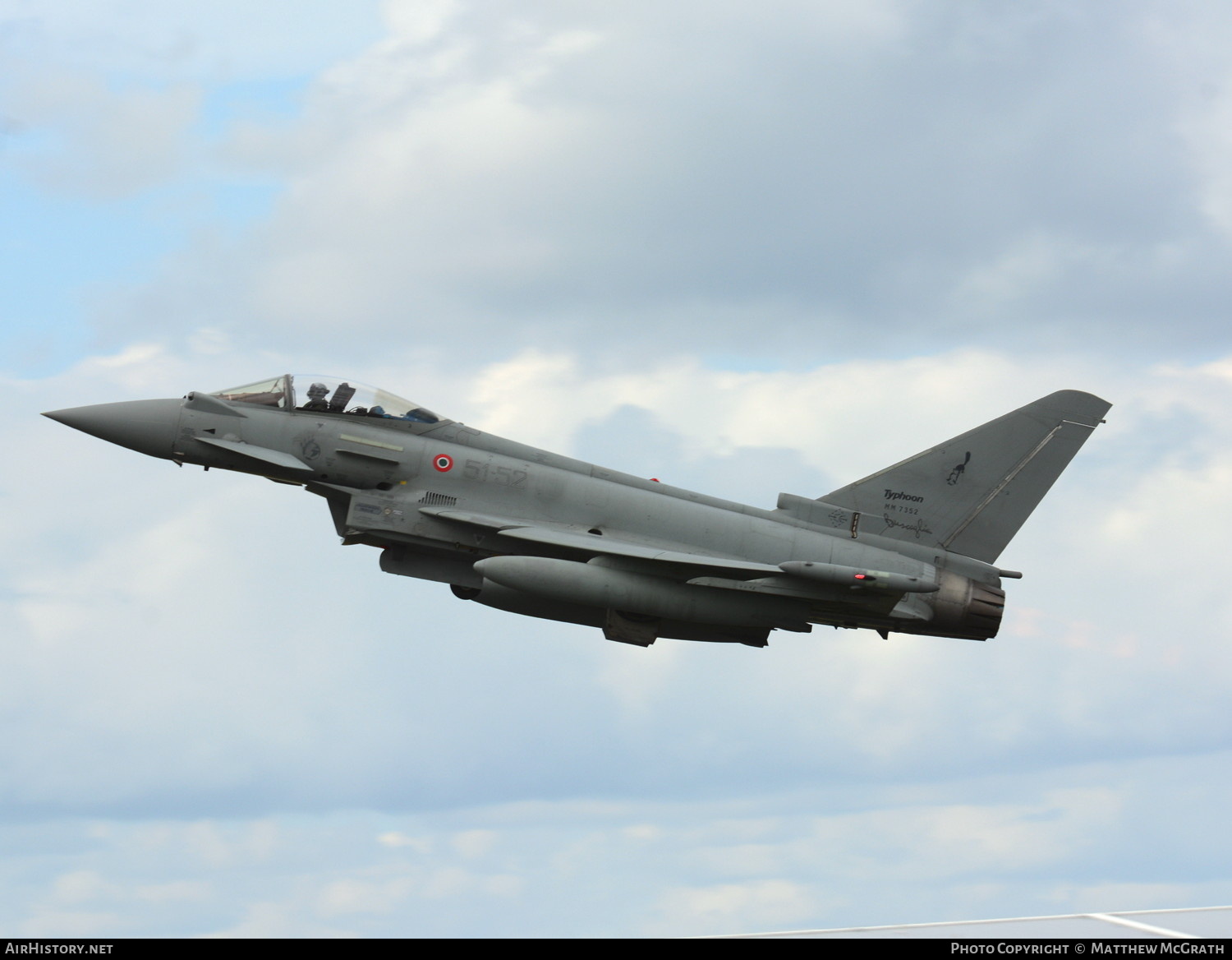 Aircraft Photo of MM7352 | Eurofighter F-2000A Typhoon | Italy - Air Force | AirHistory.net #713455