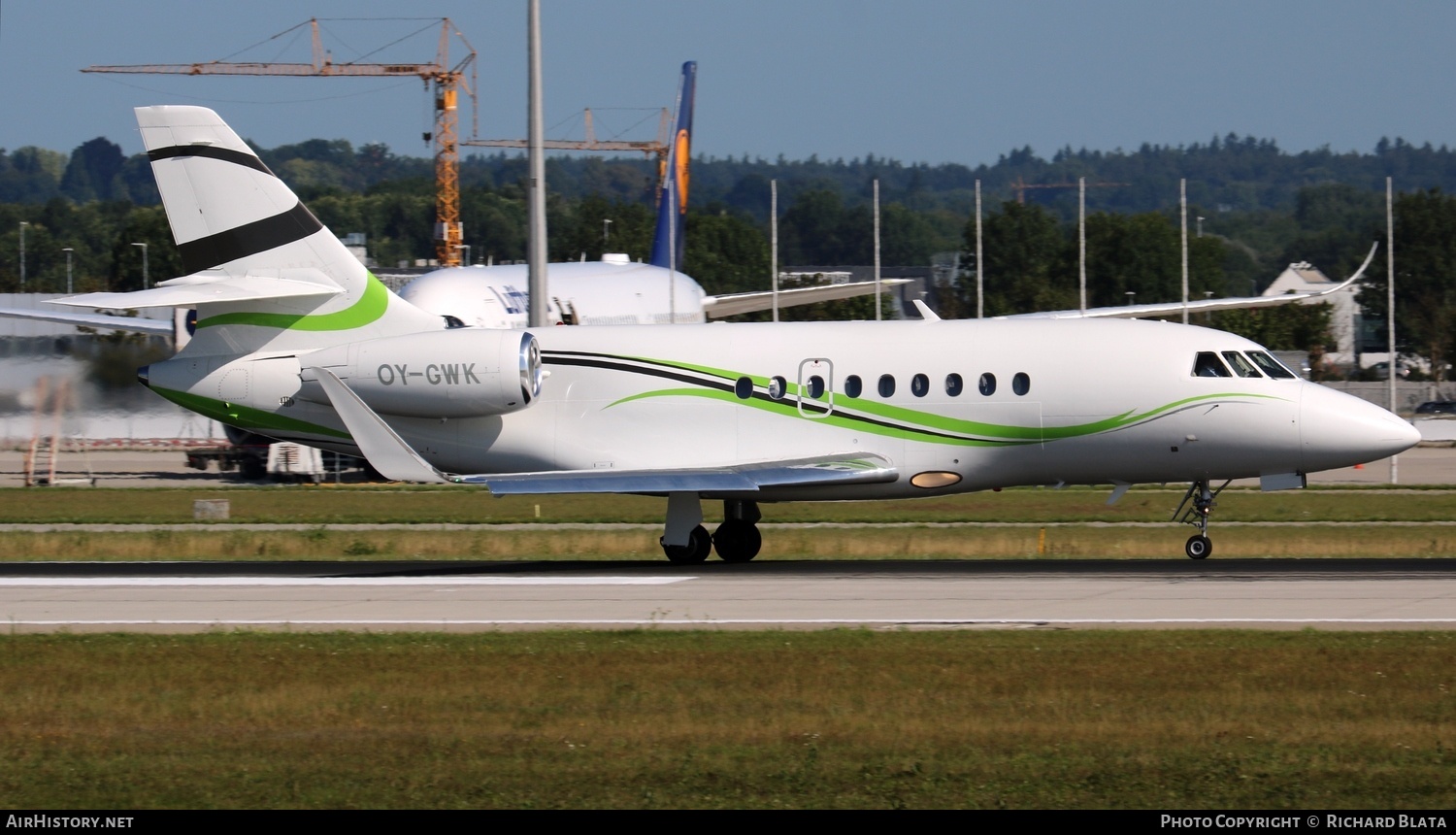 Aircraft Photo of OY-GWK | Dassault Falcon 2000S | AirHistory.net #713503