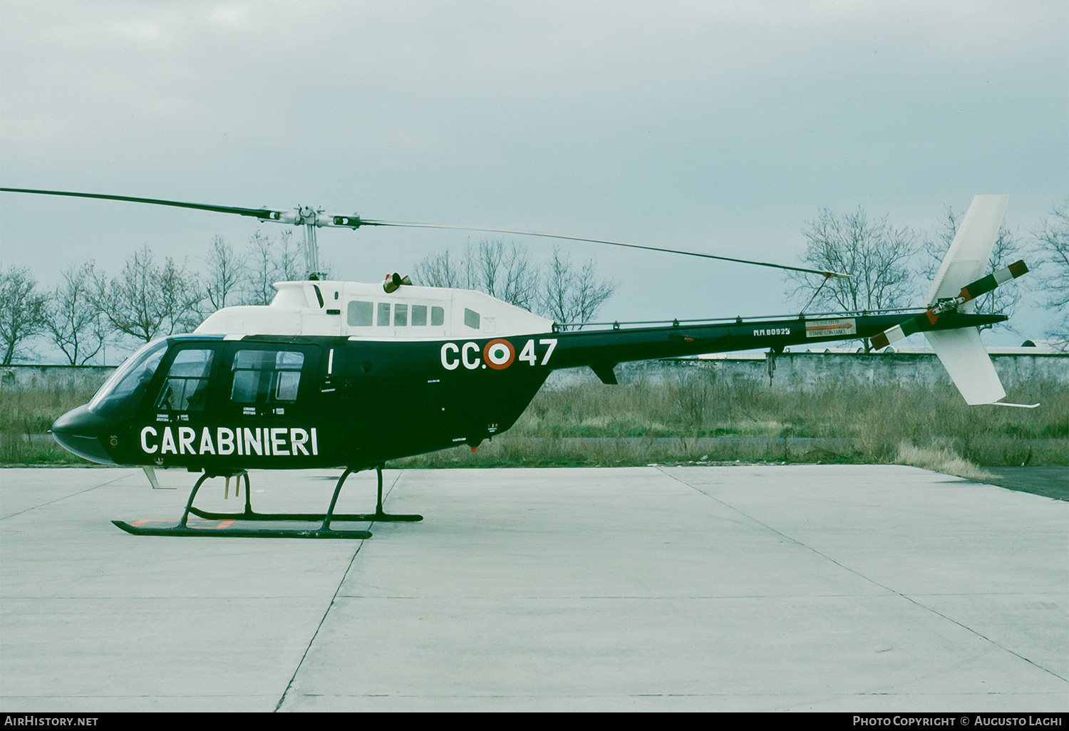 Aircraft Photo of MM80925 | Agusta AB-206A-1 JetRanger | Italy - Carabinieri | AirHistory.net #713504