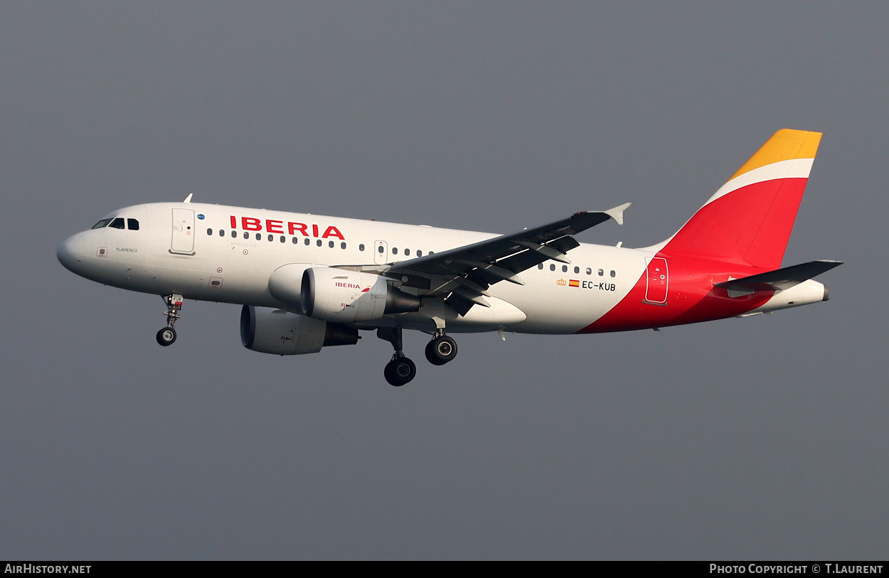 Aircraft Photo of EC-KUB | Airbus A319-111 | Iberia | AirHistory.net #713544