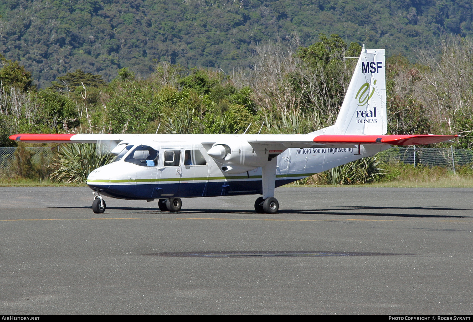 Aircraft Photo of ZK-MSF | Britten-Norman BN-2A-26 Islander | Milford Sound Flightseeing | AirHistory.net #713546