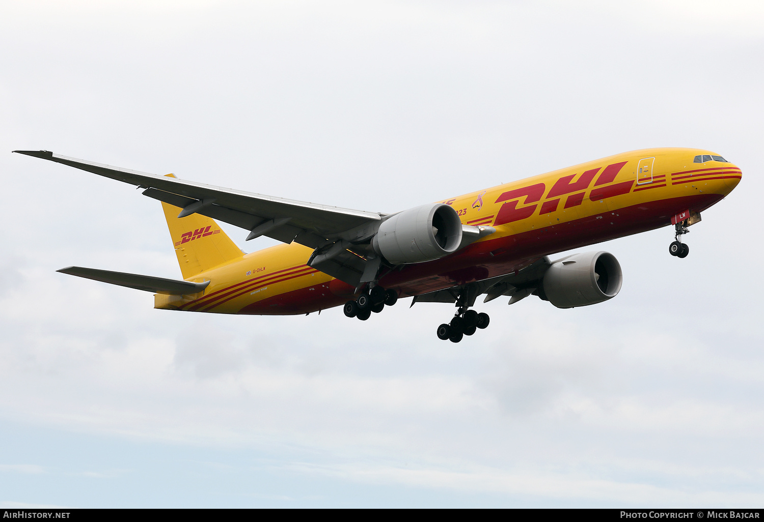 Aircraft Photo of G-DHLW | Boeing 777-F6N | DHL International | AirHistory.net #713549