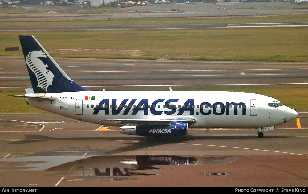 Aircraft Photo of XA-TYI | Boeing 737-201 | Aviacsa - Aviación de Chiapas | AirHistory.net #713555