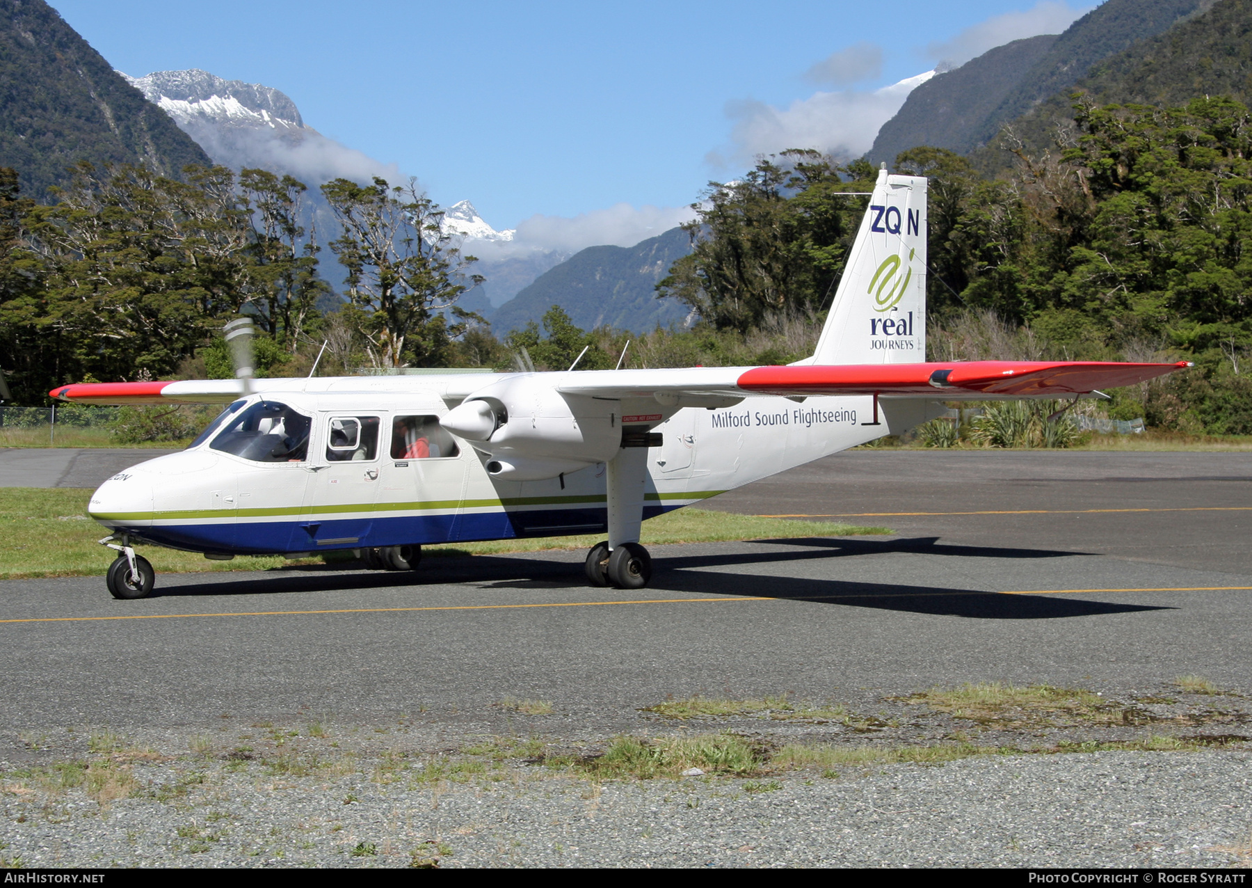 Aircraft Photo of ZK-ZQN | Pilatus Britten-Norman BN-2B-27 Islander | Milford Sound Flightseeing | AirHistory.net #713559