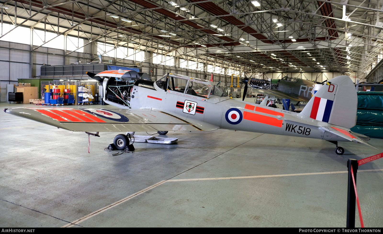 Aircraft Photo of WK518 | De Havilland DHC-1 Chipmunk T10 | UK - Air Force | AirHistory.net #713604