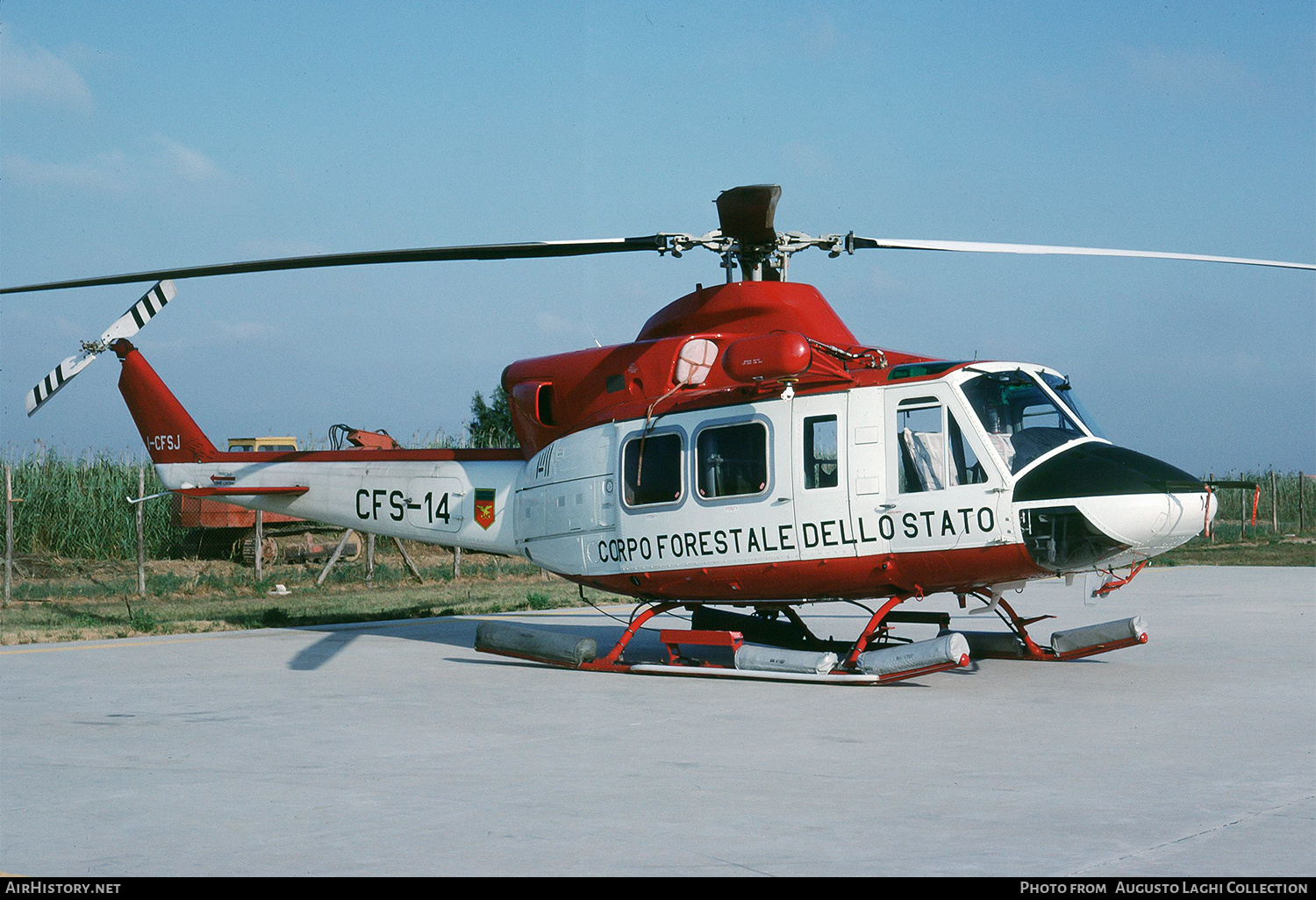 Aircraft Photo of I-CFSJ / CFS-14 | Agusta AB-412 Grifone | Italy - Corpo Forestale (CFS) | AirHistory.net #713627