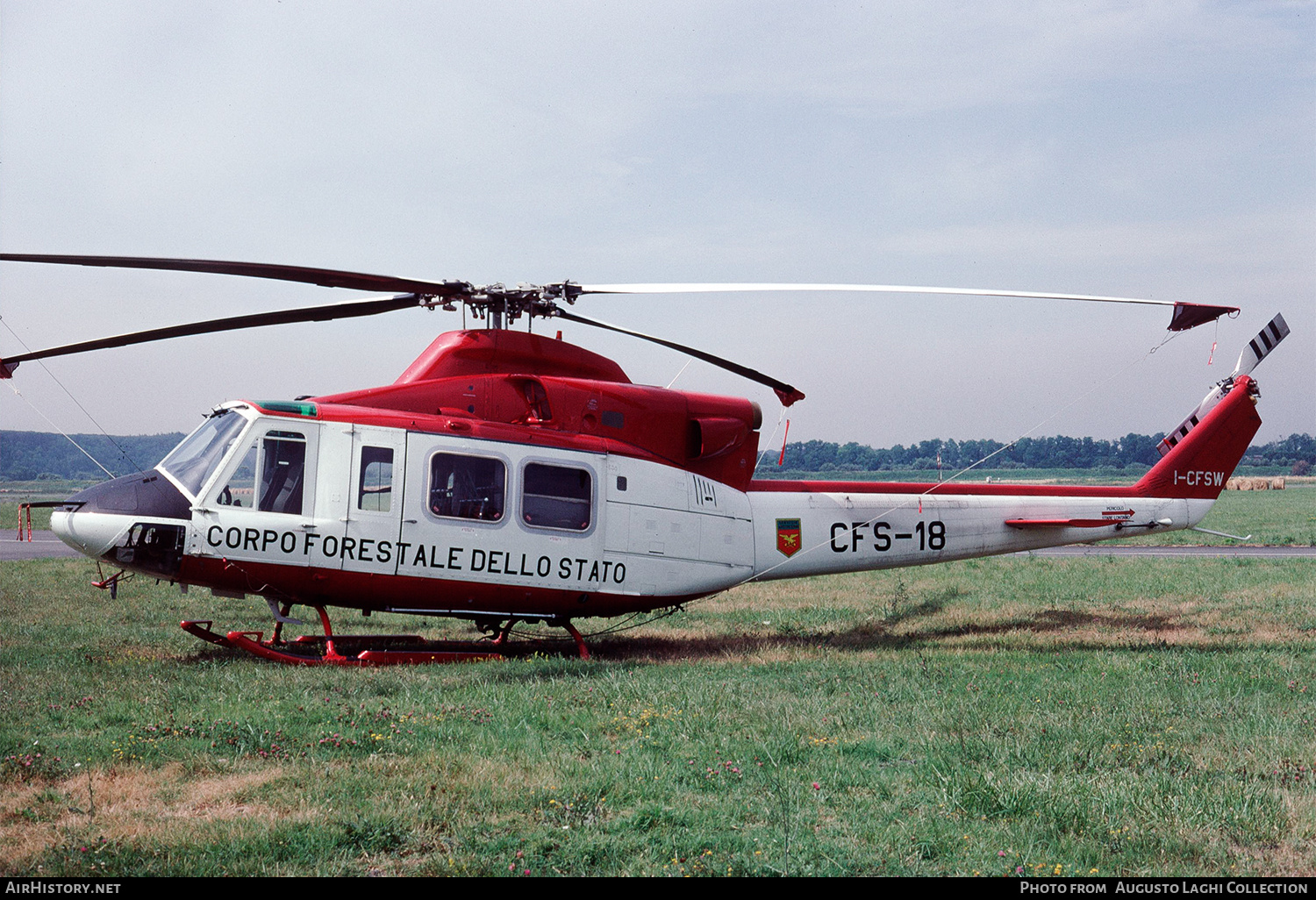 Aircraft Photo of I-CFSW / CFS-18 | Agusta AB-412 Grifone | Italy - Corpo Forestale (CFS) | AirHistory.net #713629
