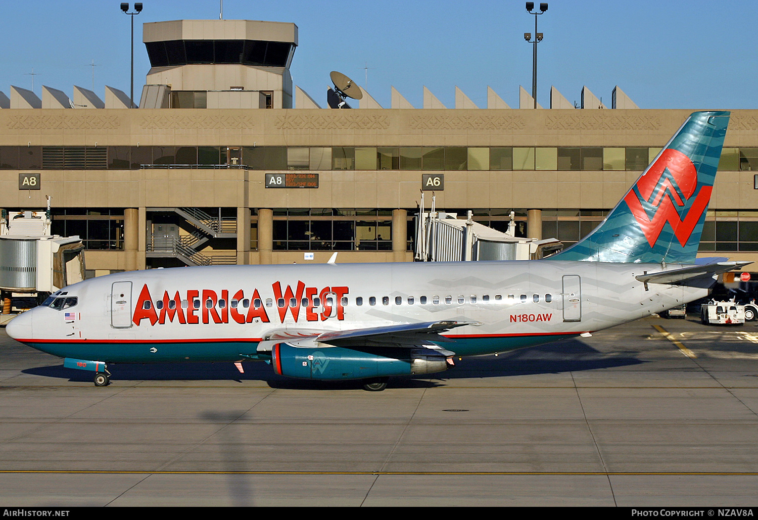 Aircraft Photo of N180AW | Boeing 737-277/Adv | America West Airlines | AirHistory.net #713670
