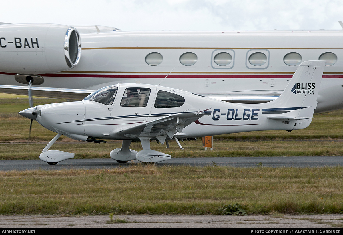 Aircraft Photo of G-OLGE | Cirrus SR-20 G3-GS | Bliss Aviation | AirHistory.net #713671