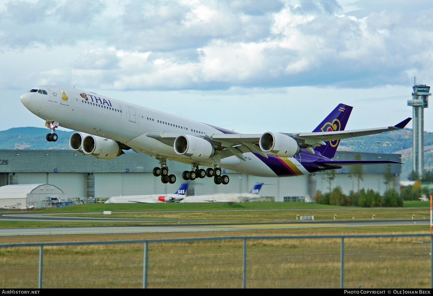 Aircraft Photo of HS-TLA | Airbus A340-541 | Thai Airways International | AirHistory.net #713672