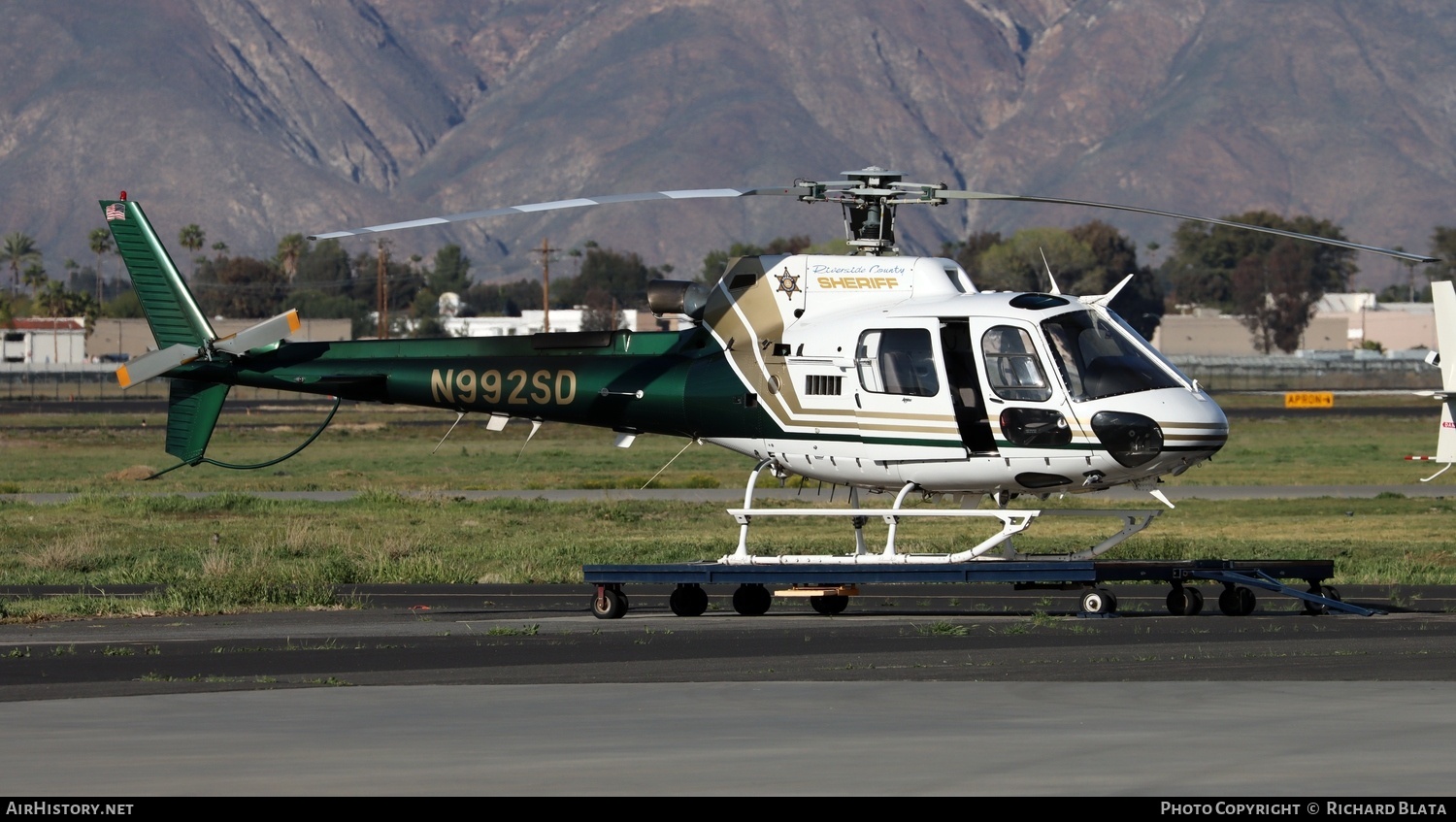 Aircraft Photo of N992SD | Airbus Helicopters H-125 | Riverside County Sheriff | AirHistory.net #713710