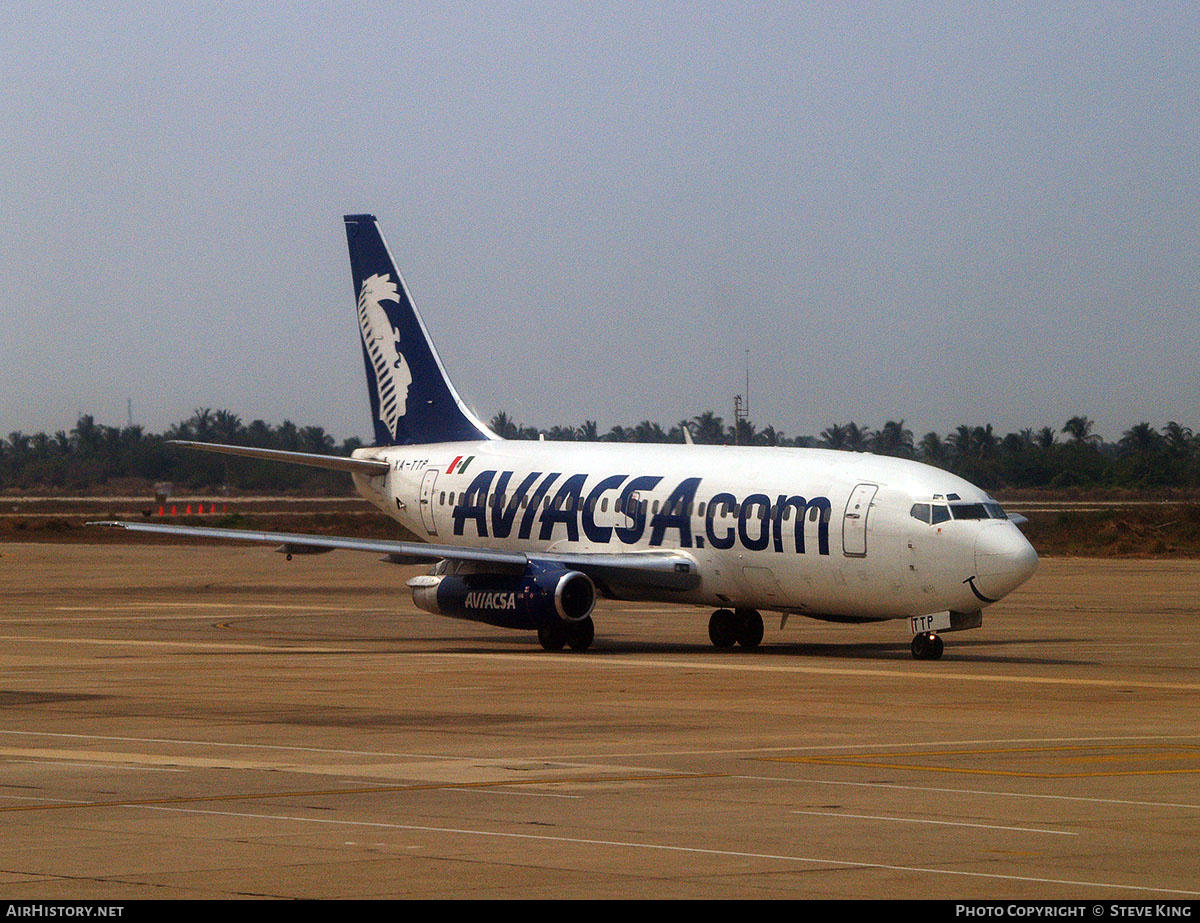 Aircraft Photo of XA-TTP | Boeing 737-201 | Aviacsa - Aviación de Chiapas | AirHistory.net #713739