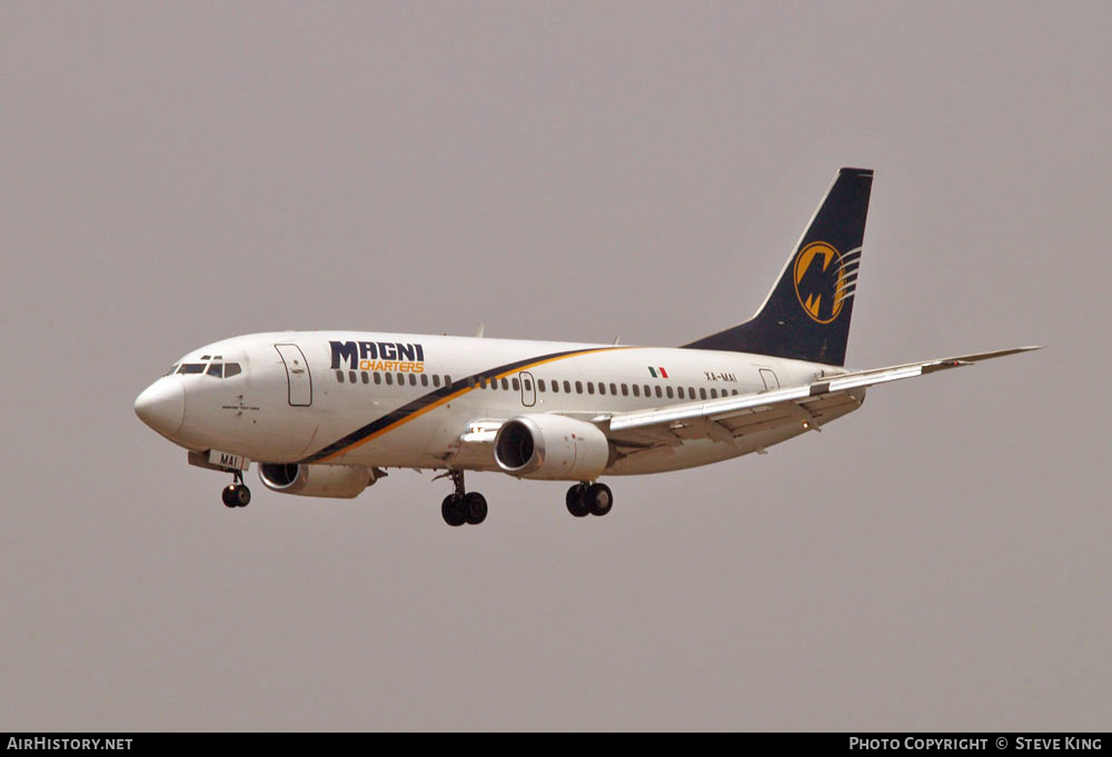 Aircraft Photo of XA-MAI | Boeing 737-322 | Magnicharters | AirHistory.net #713754