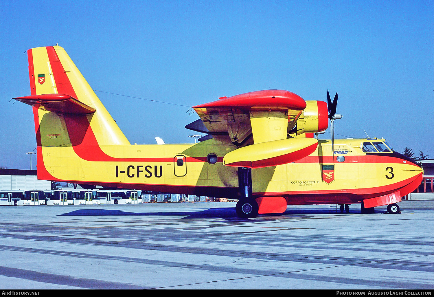 Aircraft Photo of I-CFSU | Canadair CL-215-IV (CL-215-1A10) | Italy - Corpo Forestale (CFS) | AirHistory.net #713766