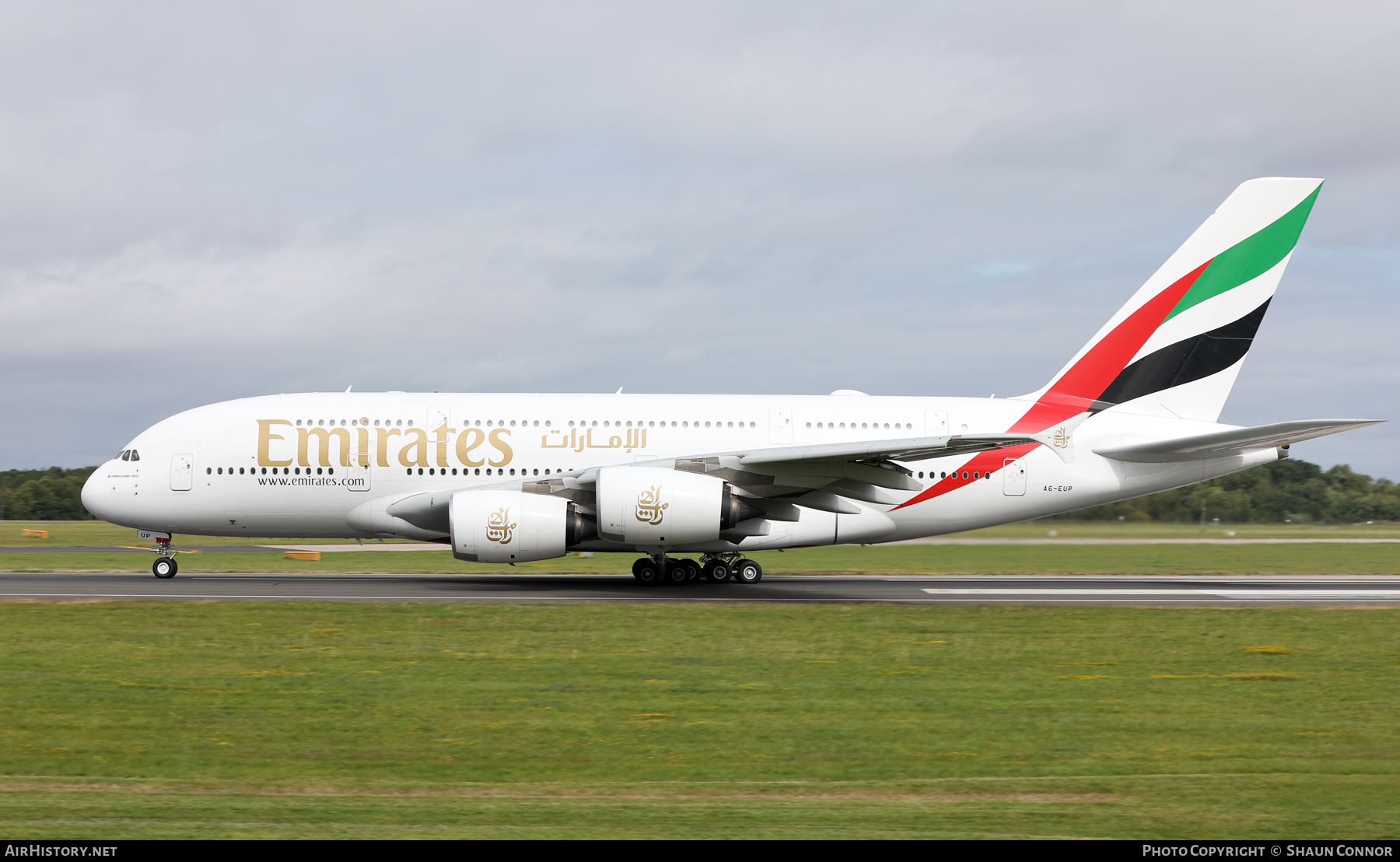 Aircraft Photo of A6-EUP | Airbus A380-842 | Emirates | AirHistory.net #713771