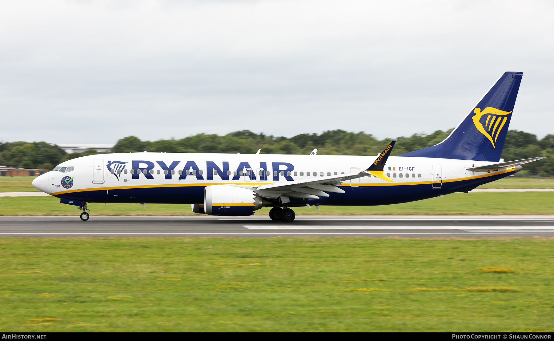 Aircraft Photo of EI-IGF | Boeing 737-8200 Max 200 | Ryanair | AirHistory.net #713775