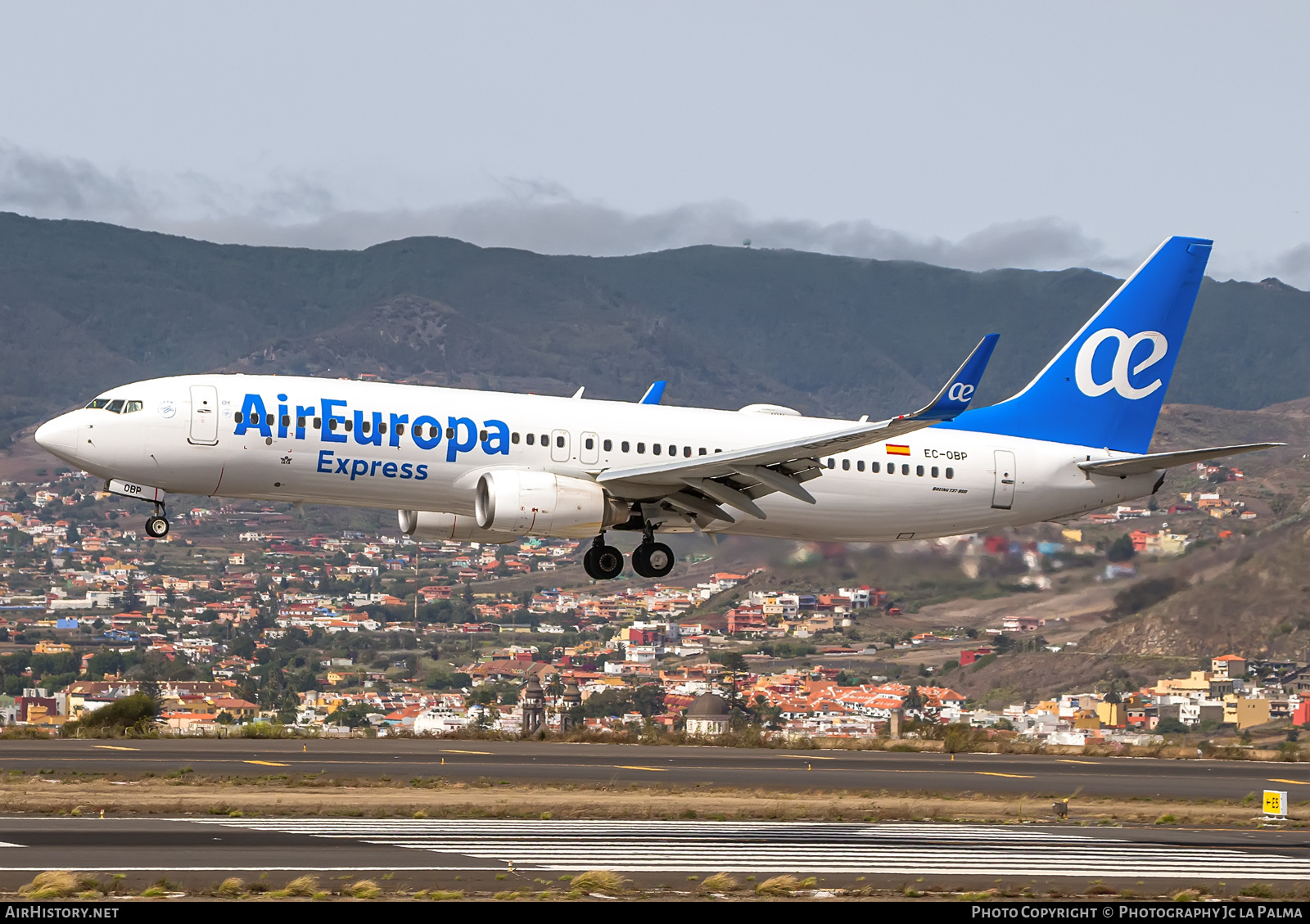 Aircraft Photo of EC-OBP | Boeing 737-8JP | Air Europa Express | AirHistory.net #713807