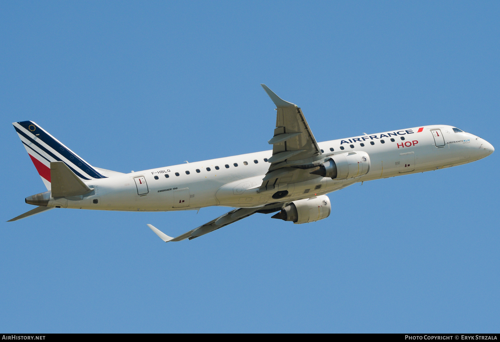 Aircraft Photo of F-HBLQ | Embraer 190STD (ERJ-190-100STD) | Air France | AirHistory.net #713826