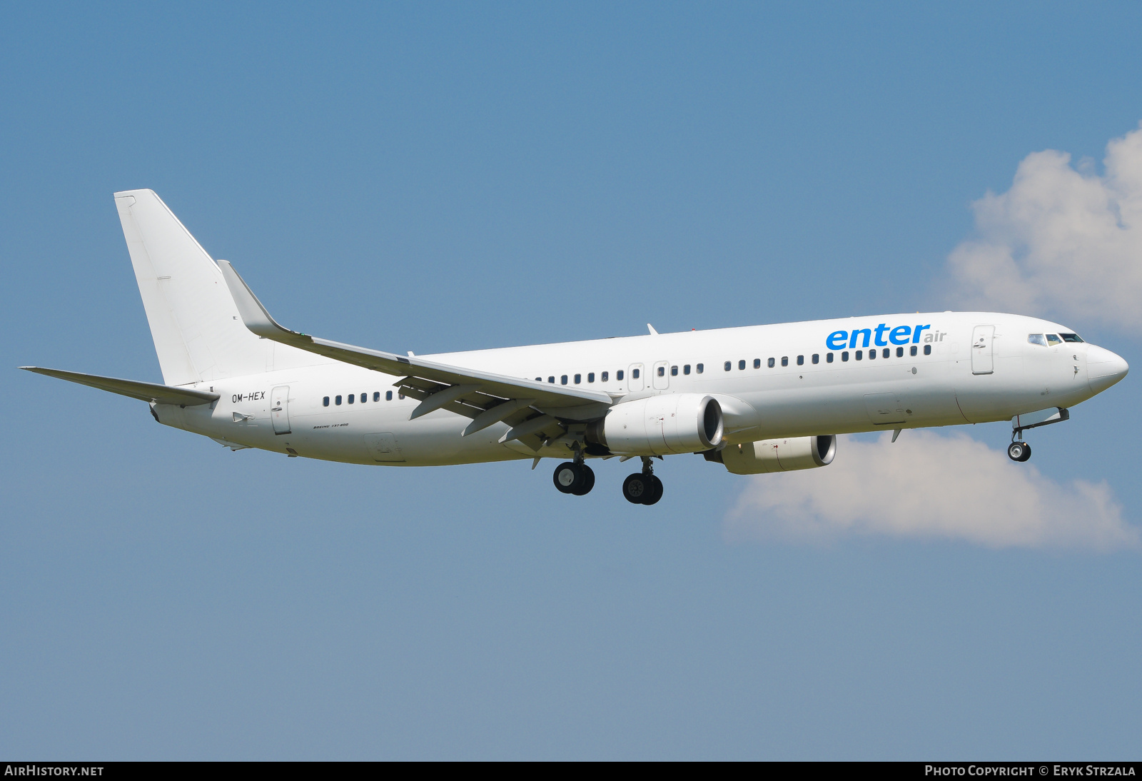 Aircraft Photo of OM-HEX | Boeing 737-81Q | Enter Air | AirHistory.net #713889