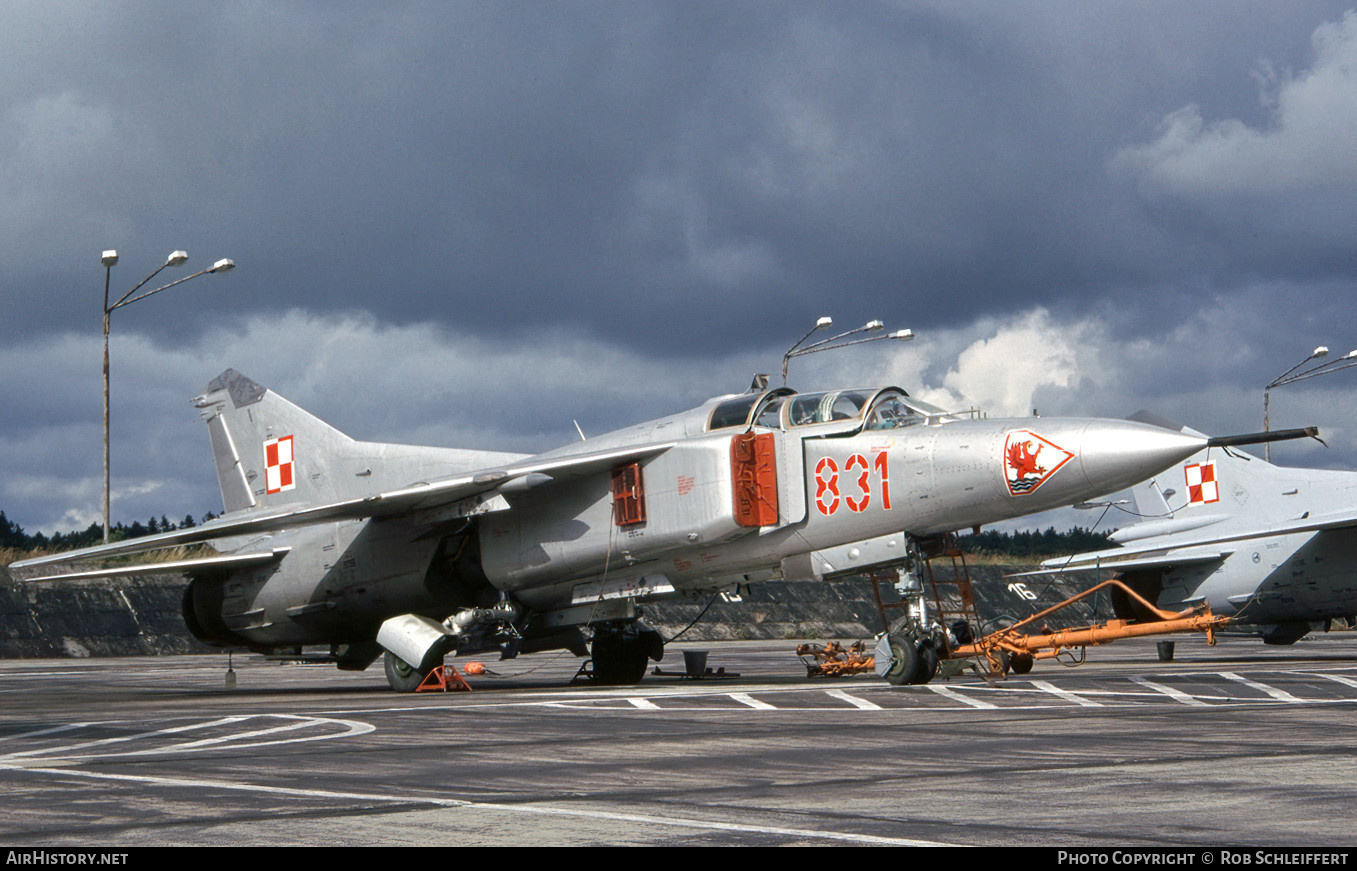 Aircraft Photo of 831 | Mikoyan-Gurevich MiG-23UB | Poland - Air Force | AirHistory.net #713919
