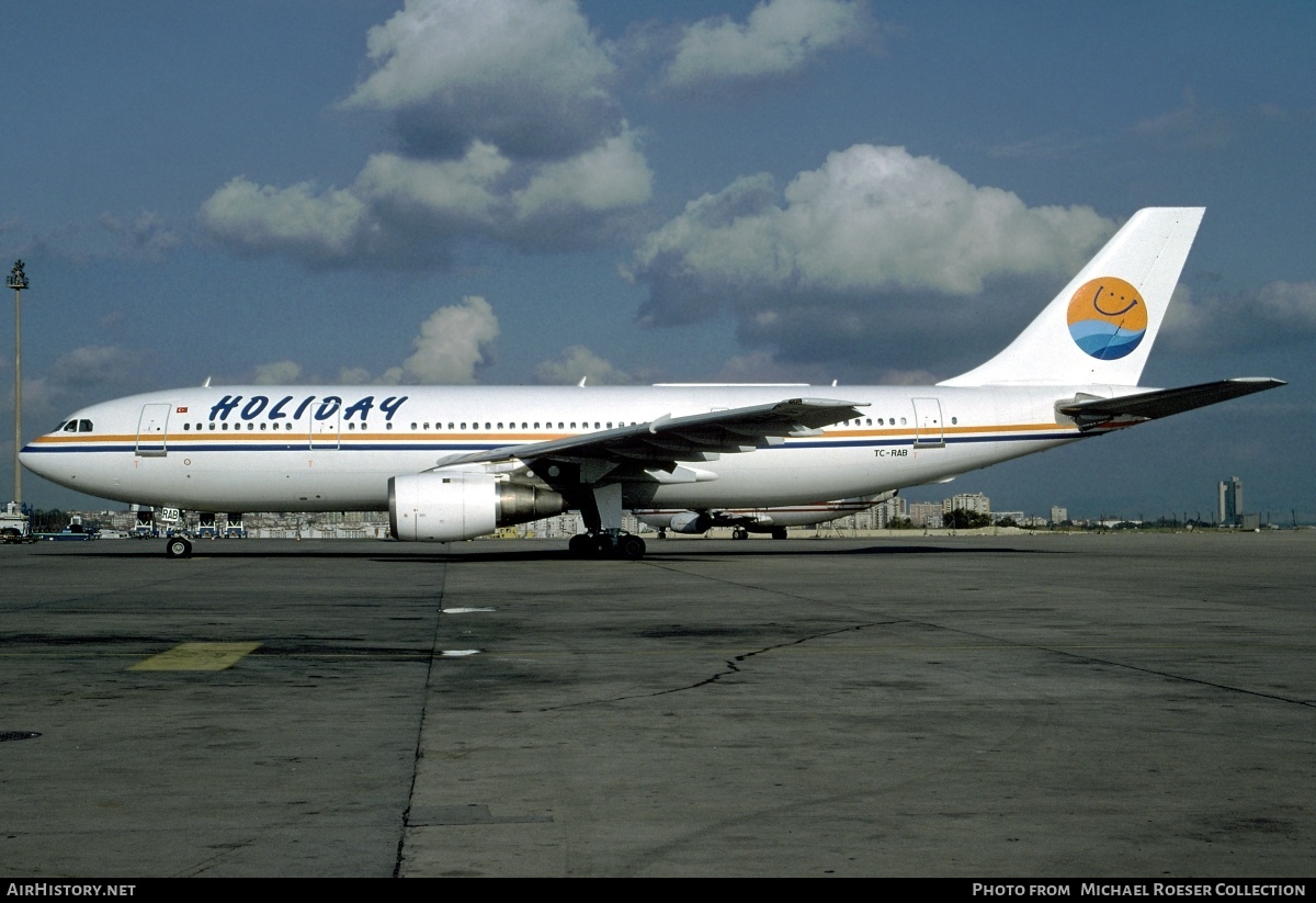 Aircraft Photo of TC-RAB | Airbus A300B2-1C | Holiday Airlines | AirHistory.net #713928