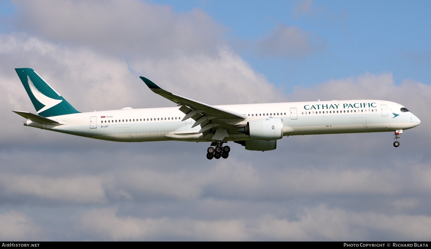 Aircraft Photo of B-LXF | Airbus A350-1041 | Cathay Pacific Airways | AirHistory.net #713933