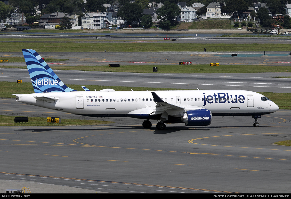 Aircraft Photo of N3058J | Airbus A220-371 (BD-500-1A11) | JetBlue Airways | AirHistory.net #713935
