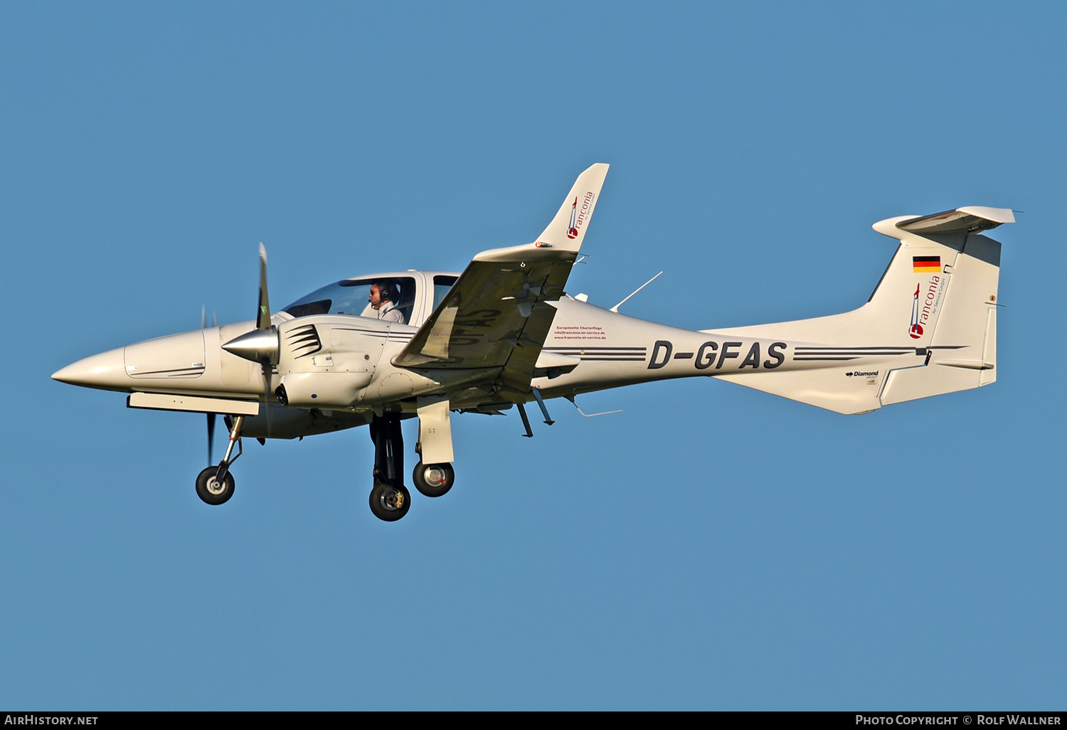 Aircraft Photo of D-GFAS | Diamond DA42 Twin Star | Franconia Air Service | AirHistory.net #713938