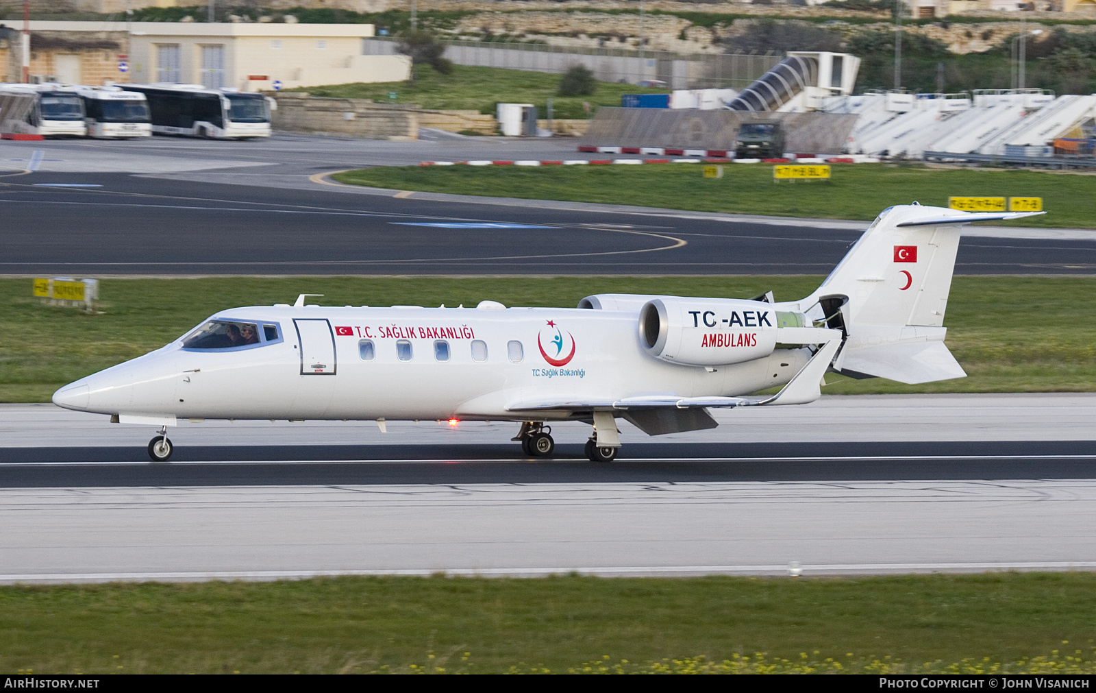 Aircraft Photo of TC-AEK | Learjet 60 | T.C. Sağlık Bakanlığı - Republic of Turkey Ministry of Health | AirHistory.net #713943