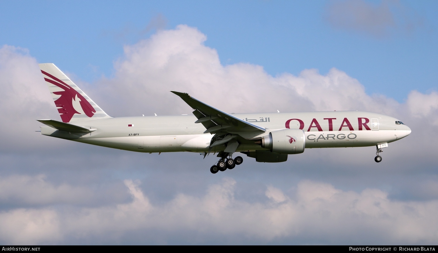 Aircraft Photo of A7-BFY | Boeing 777-F | Qatar Airways Cargo | AirHistory.net #713948